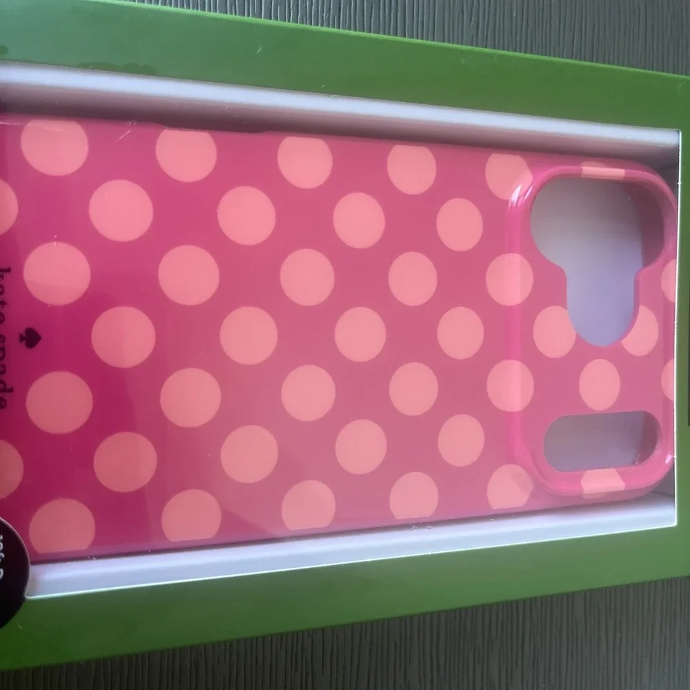 Kate Spade iPhone 17 Pro Max Protective Polka Dot Case MagSafe Orange Pink NIB